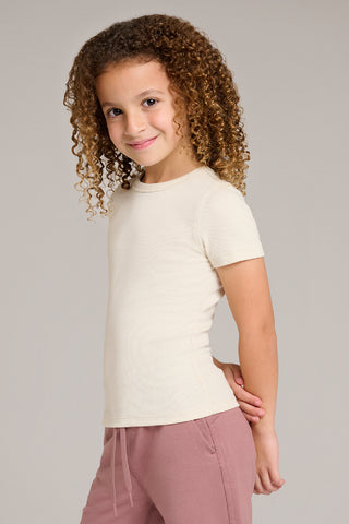 Girl's Ribbed Tee