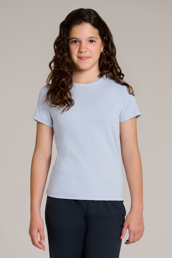 Girl's Ribbed Tee