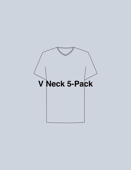 V Neck 5-Pack